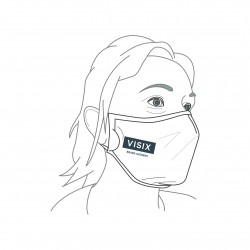 Mouth masks printed with...