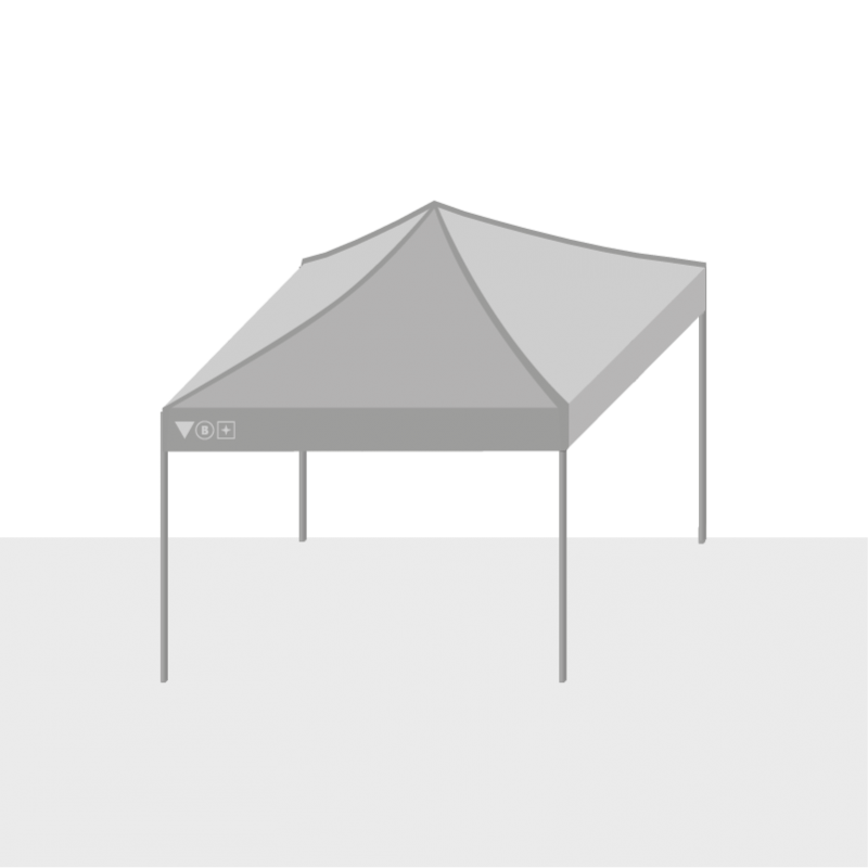 Foldable tent -full range