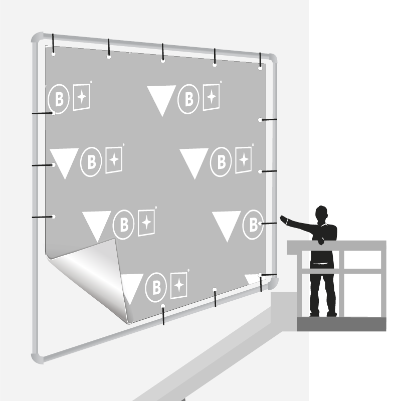 Cadre de façade (avec placement)